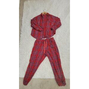 Victorias Secret Red Plaid Pajama Set L/XL
